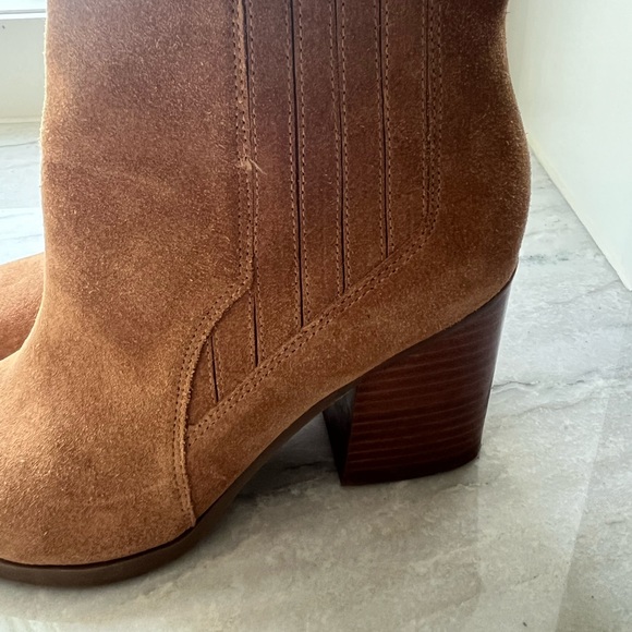 MARC FISHER ‘MAYDEN’ SUEDE BOOTS BOOTIES SZ 8 - Picture 5 of 7